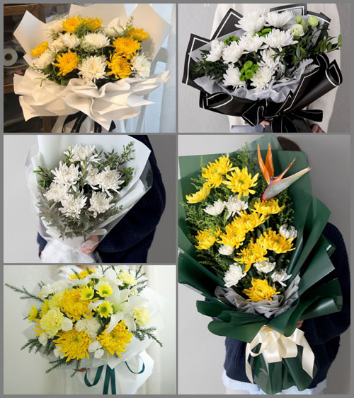 贵州六盘水水城县花嘎乡者卡村白事花束代送